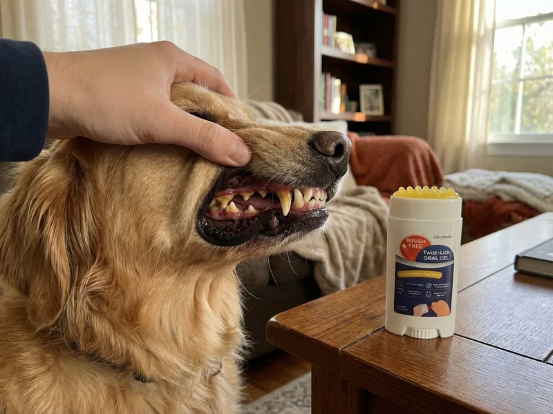 Dog teeth before Glorysmile